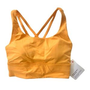 Lululemon Orange Sports Bra Size 2 NWT